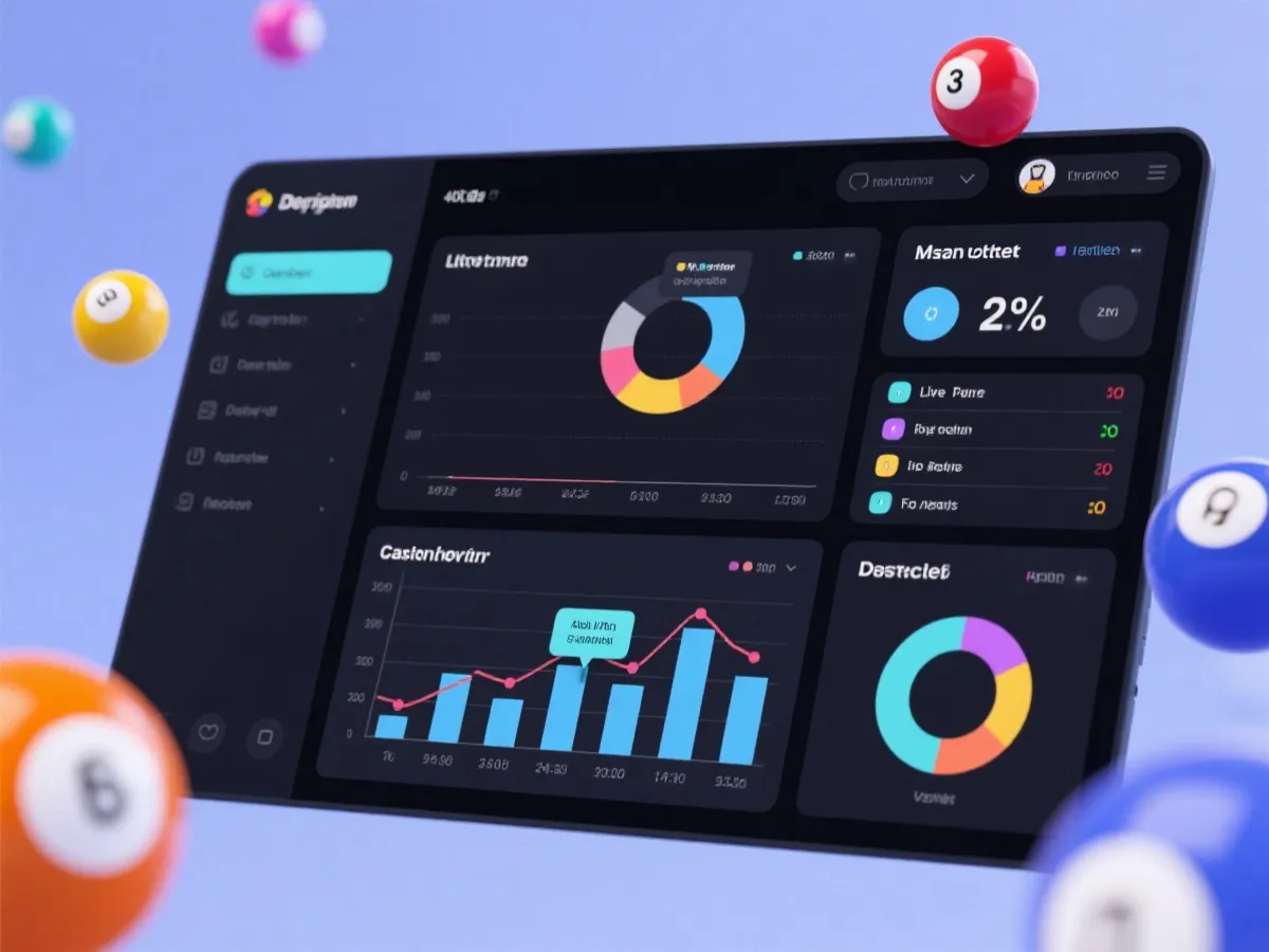 澳洲幸运5資訊儀表板示意圖